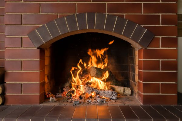 Brick Fireplace Installation in Anaheim