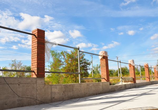 Brick Pillar Installation in Anaheim